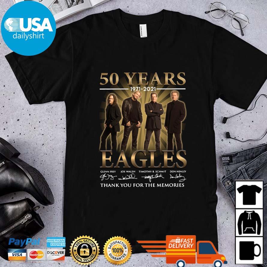 Official Eagles Band 50 years 1971 2021 thank you for the memories