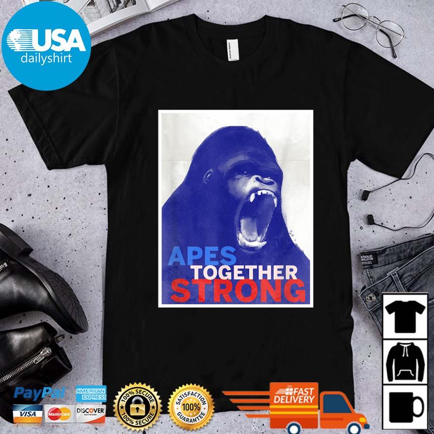 Apes Together Strong Godzilla Shirt