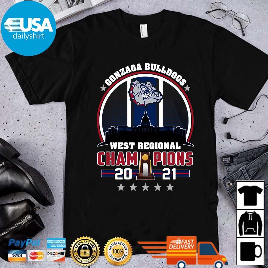 Gonzaga Bulldogs West Regional Champions 2021 Shirt