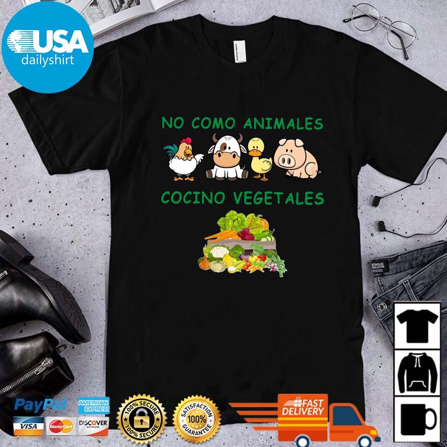 Official como animales cocina vegetales shirt