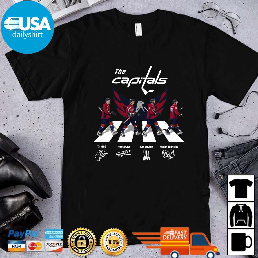 The Capitals Abbey Road Players Names Signatures Shirt