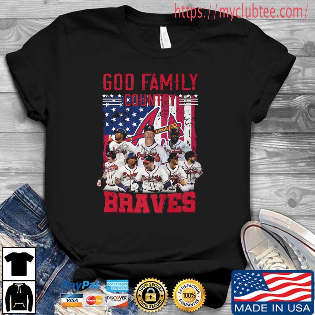 God family country Atlanta Braves t-shirt, hoodie, sweater, long