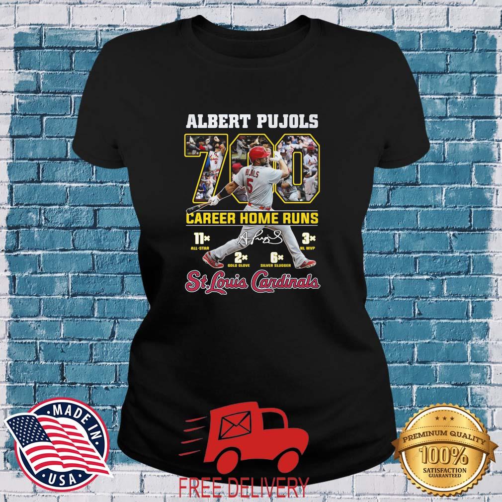 Albert pujols 700 career home runs st louis cardinals shirt, hoodie,  sweater, long sleeve and tank top