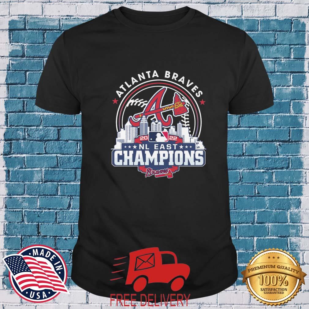 2022 Atlanta Braves National League East Champions Skyline shirt
