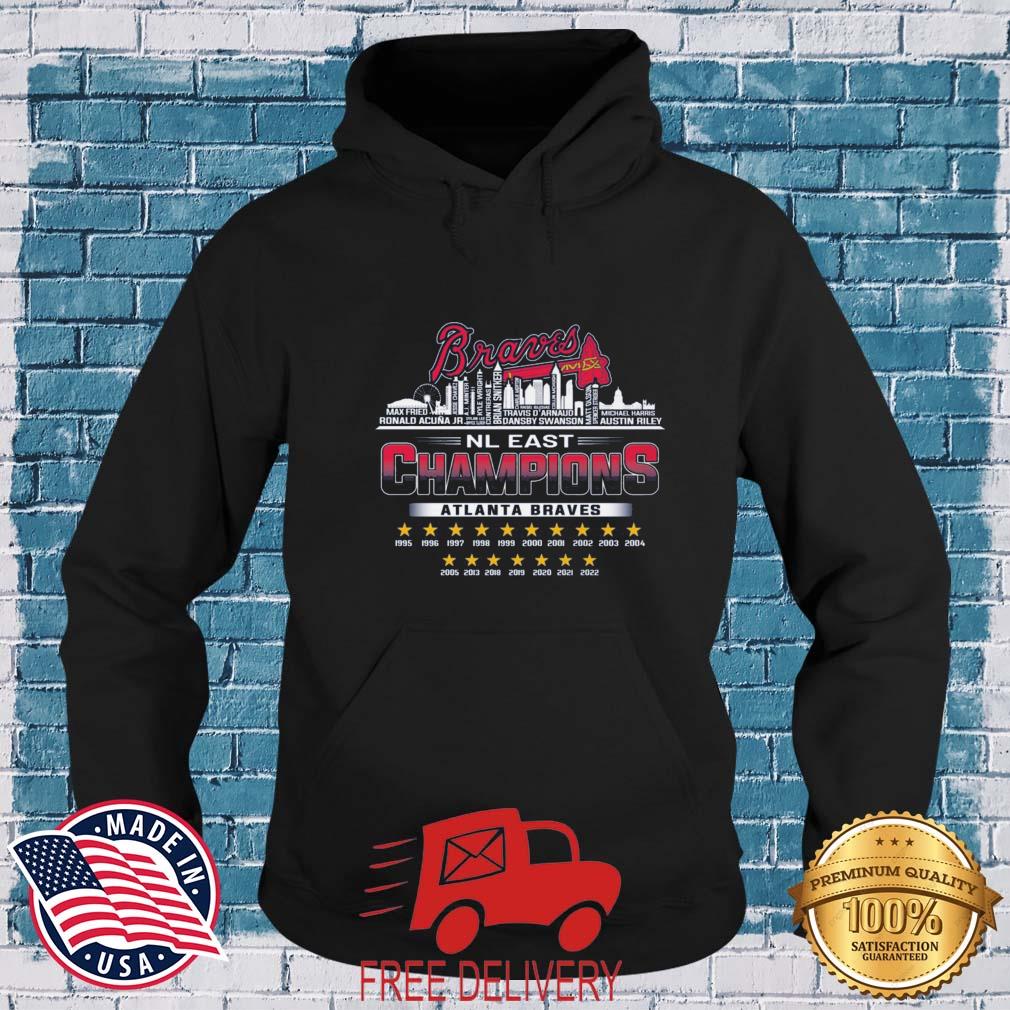 2022 atlanta braves nl east Division champions city skyline shirt, hoodie,  sweater, long sleeve and tank top