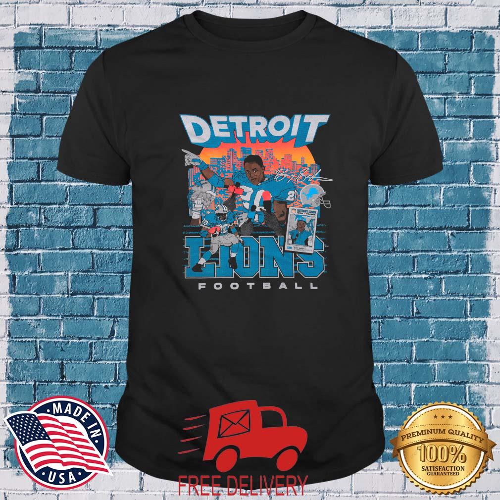 Detroit Lions Barry Sanders SMPLFD Signature Shirt