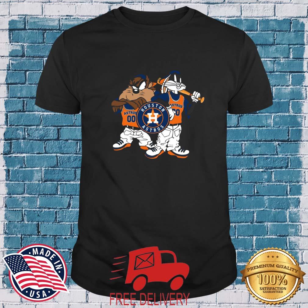Houston Astros Looney Tunes Taz And Bunny Shirt - High-Quality