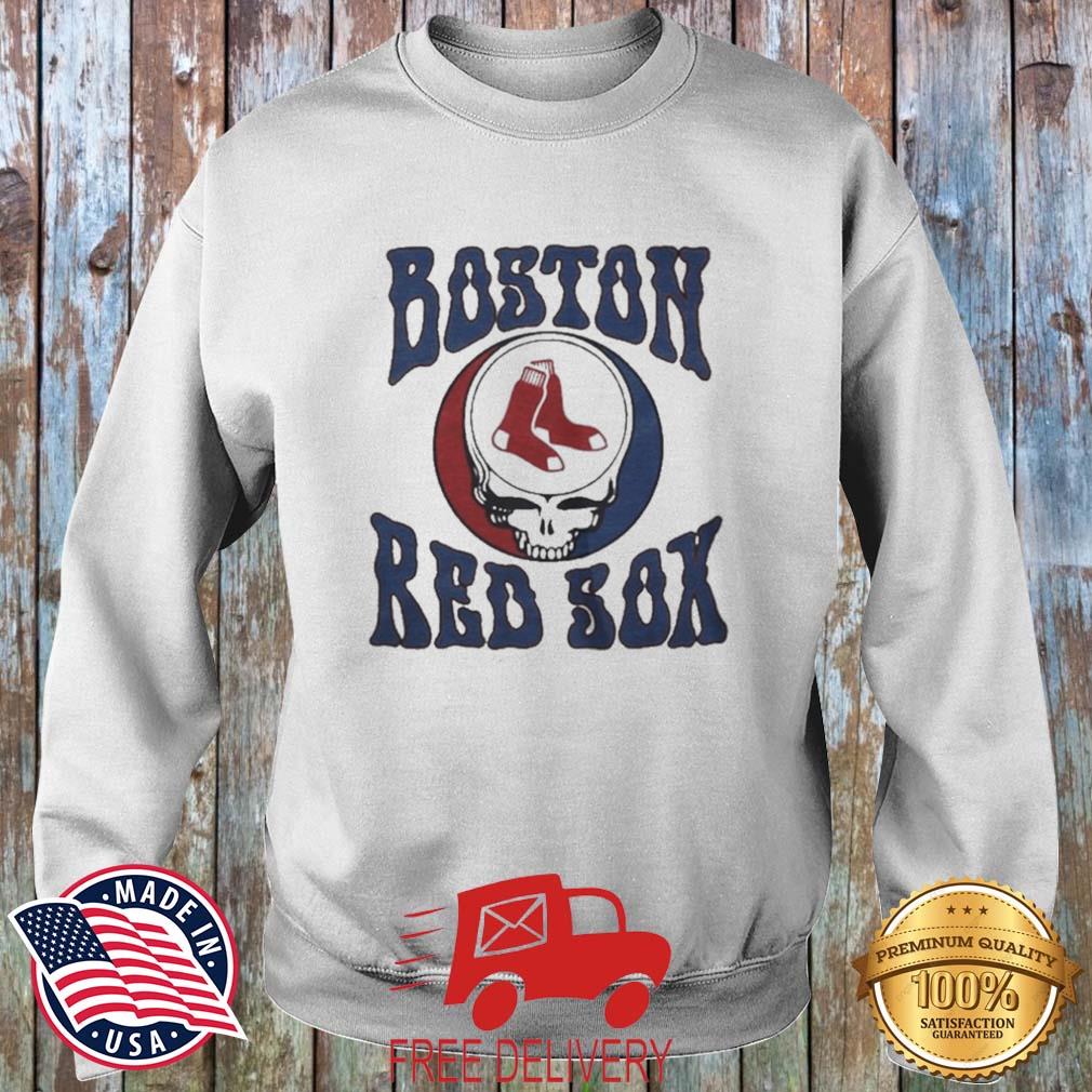 Mlb X Grateful Dead X Red Sox Shirt,Sweater, Hoodie, And Long Sleeved,  Ladies, Tank Top