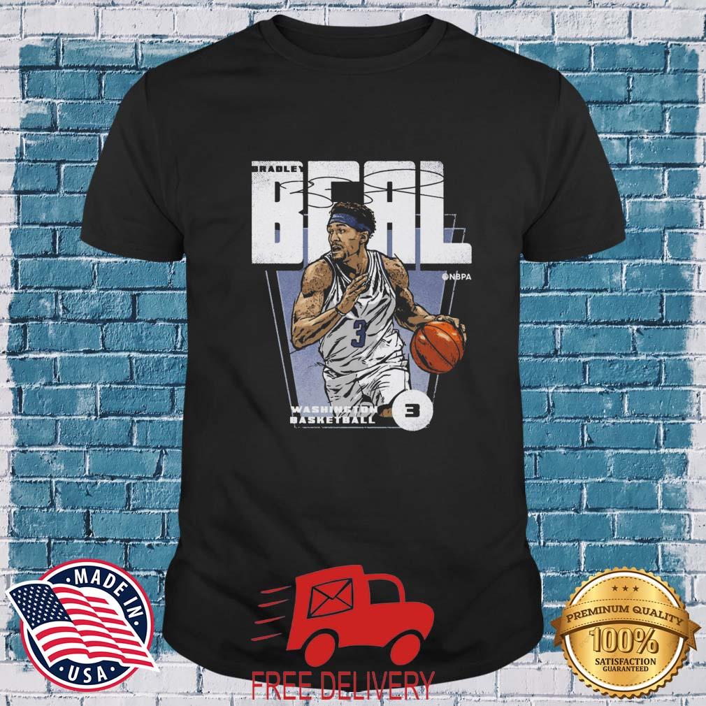 Washington Basketball Number 3 Bradley Beal Signatures 2022 Shirt