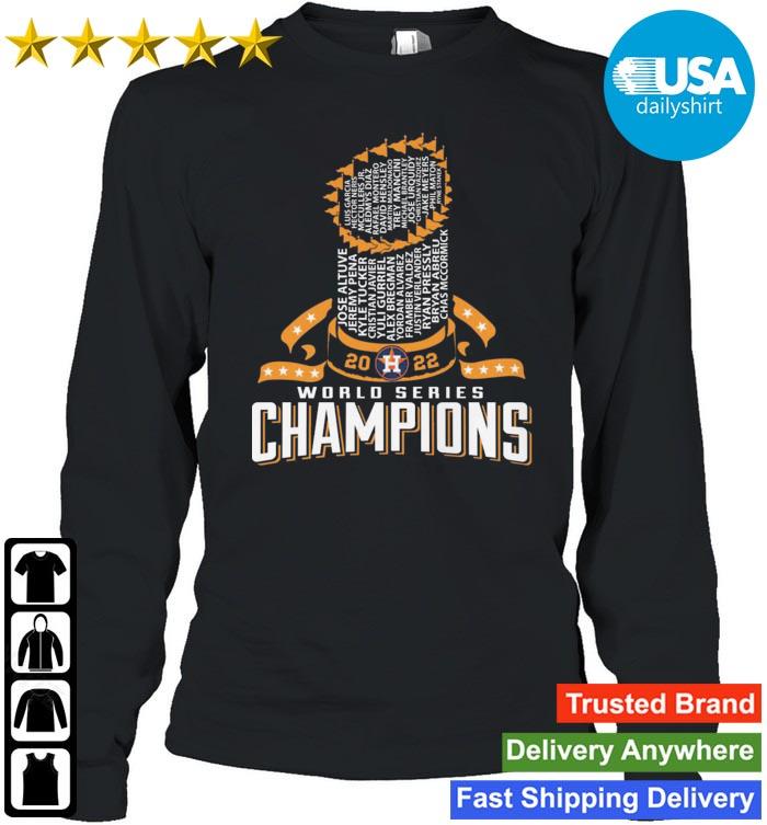Houston Astros Player Name Cup 2022 World Series Champions shirt, hoodie,  sweater, long sleeve and tank top