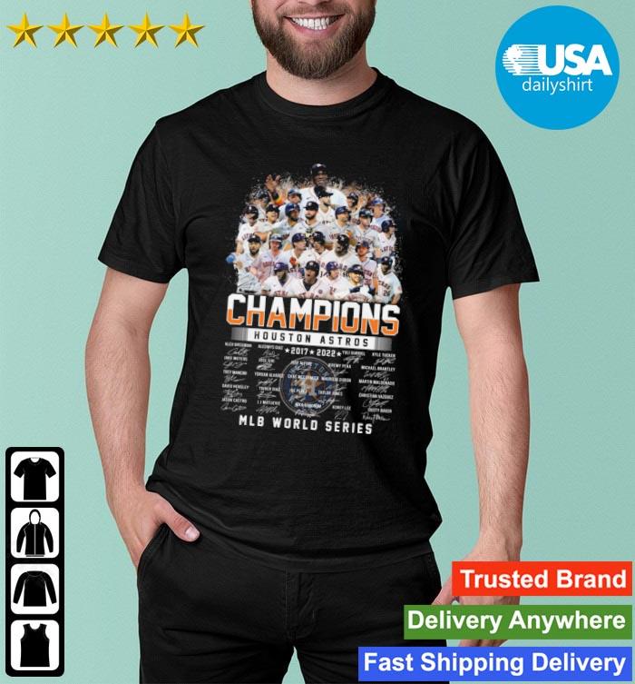 Houston Astros MLB World Series Champions 2022 Signatures shirt, hoodie,  sweater, long sleeve and tank top