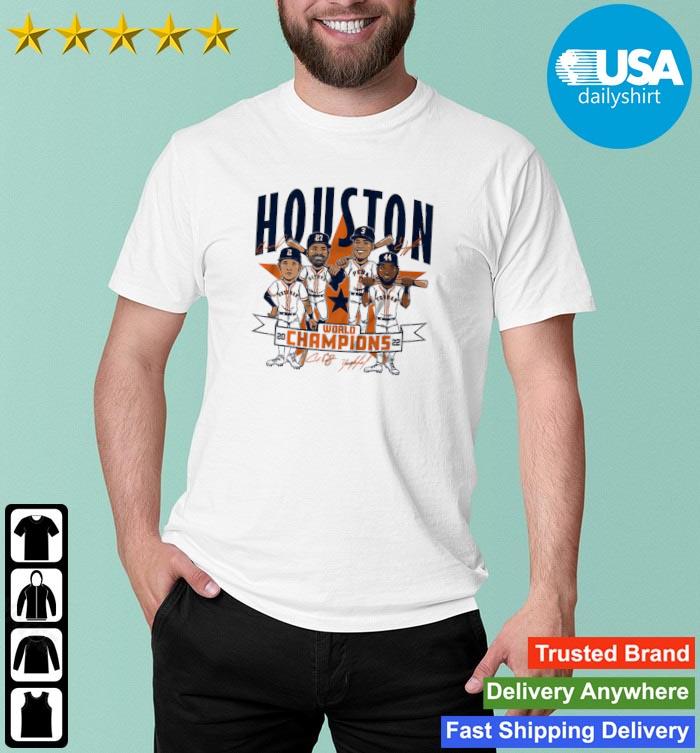 Houston Astros '22 World Champions Caricature Signatures Shirt, hoodie,  sweater, long sleeve and tank top
