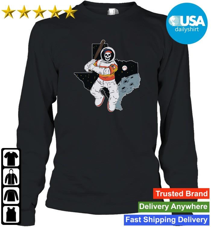 Astronaut Skeleton Shirt and Hoodie - Houston Astros