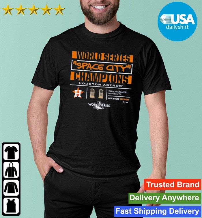 MLB 2x 2022 World Series Champions Houston Astros Gold Space city T-Shirt,  hoodie, sweater, long sleeve and tank top