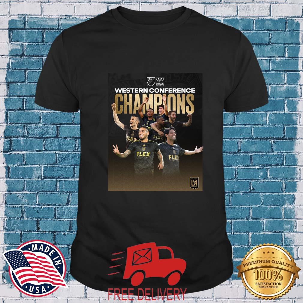 Los Angeles FC MLS 2022 Cup Playoffs Western Conference Champions shirt