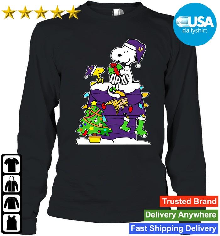 NFL Minnesota Vikings Snoopy And Woodstock Christmas Sweater Usadailyshirt Logsleeve den