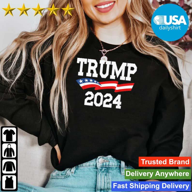 Trump 2024 American Flag Shirt