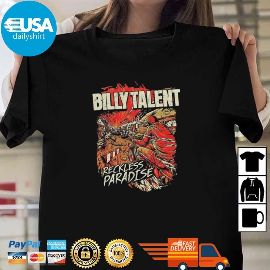 Original Billy Talent Reckless Paradise Shirt