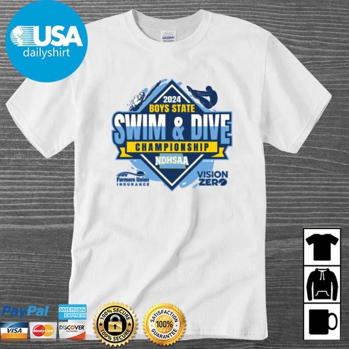 Original 2024 Boys State Swim & Dive Championship NDHSAA Shirt