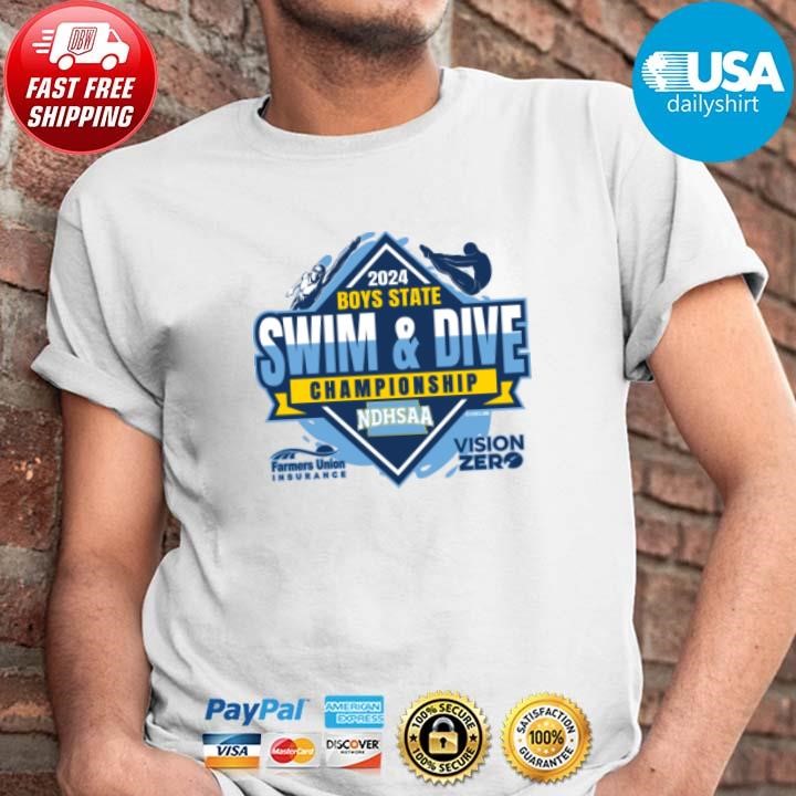 Original 2024 Boys State Swim & Dive Championship NDHSAA T-Shirt