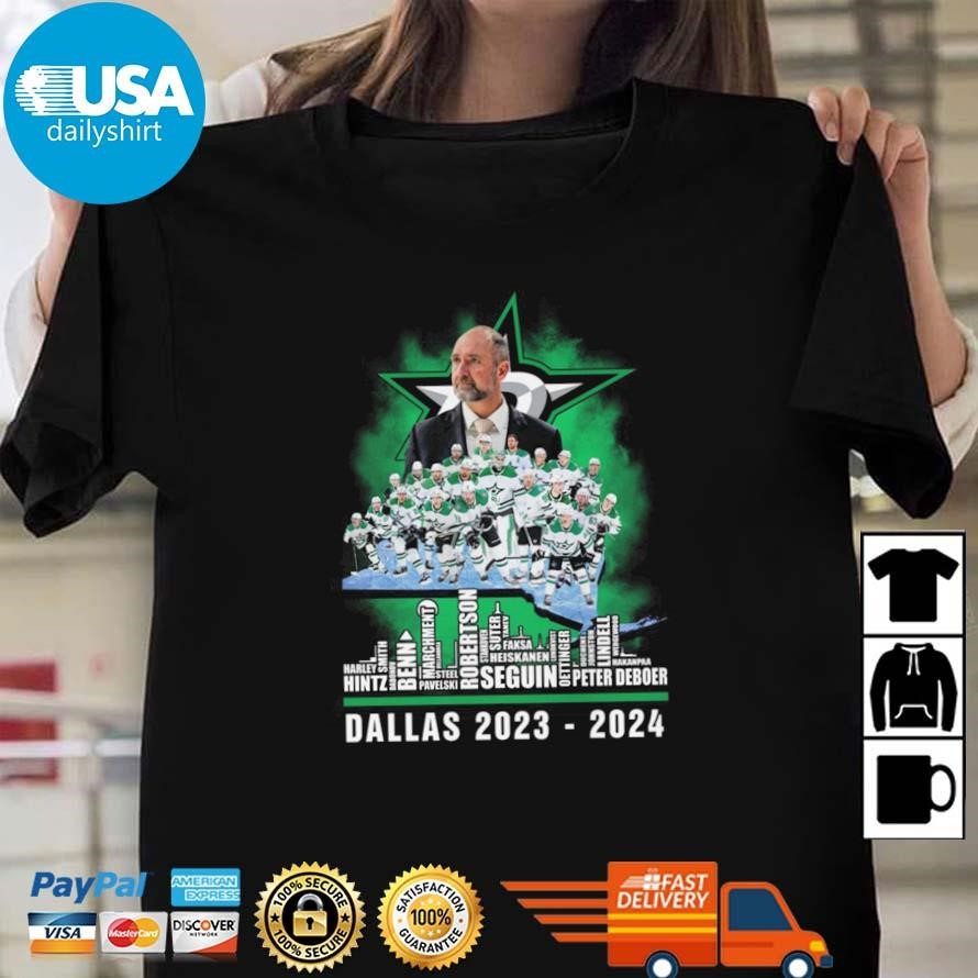 Original Dallas Stars Players Names 2023 2024 Skyline Shirt