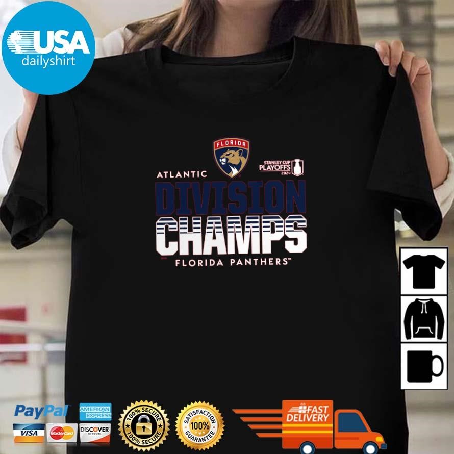 Original Florida Panthers Stanley Cup Playoffs 2024 Atlantic Division Champions Logo Shirt