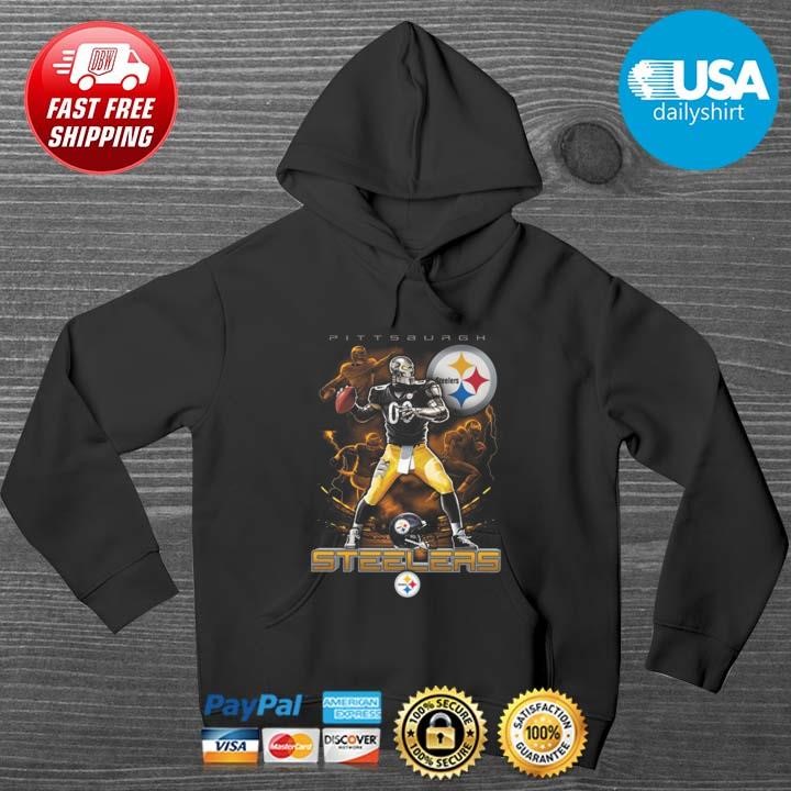 Original Pittsburgh Steelers Mascot On Fire NFL Hoodie